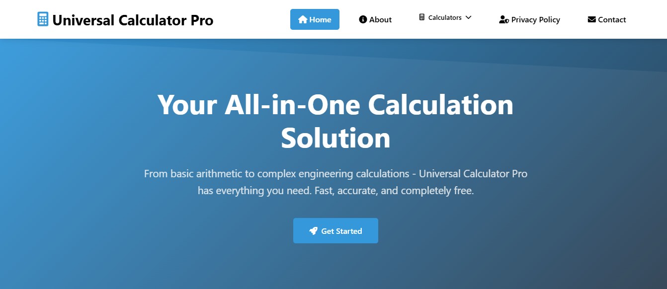 Universal Calculator Pro